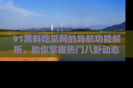 91黑料吃瓜网的导航功能解析,助你掌握热门八卦动态