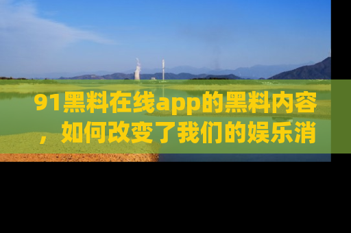 91黑料在线app的黑料内容,如何改变了我们的娱乐消费习惯?