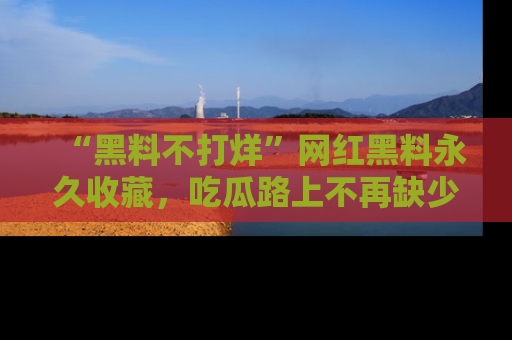 “黑料不打烊”网红黑料永久收藏,吃瓜路上不再缺少惊喜与乐趣