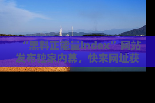 “黑料正能量index”网站发布独家内幕,快来网址获取精彩内容吧!