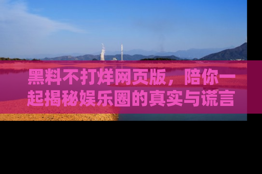 黑料不打烊网页版，陪你一起揭秘娱乐圈的真实与谎言。