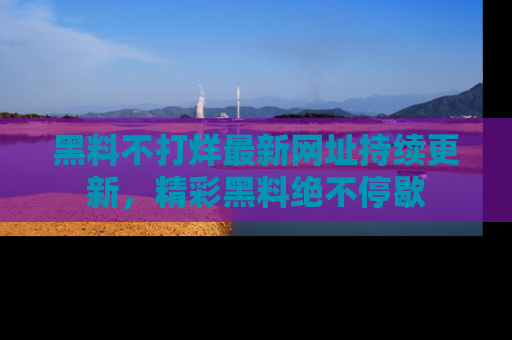黑料不打烊最新网址持续更新，精彩黑料绝不停歇