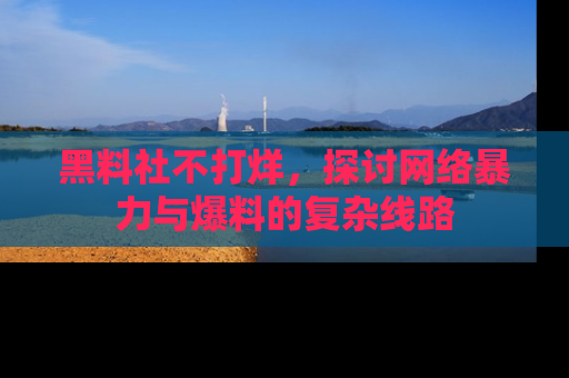 黑料社不打烊，探讨网络暴力与爆料的复杂线路