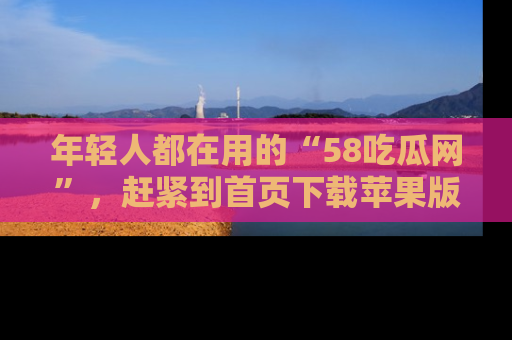 年轻人都在用的“58吃瓜网”，赶紧到首页下载苹果版吧！