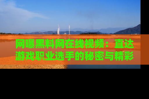网曝黑料网在线视频:直达游戏职业选手的秘密与精彩动漫片段!