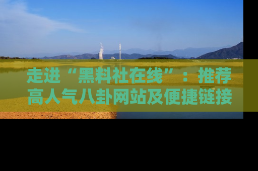 走进“黑料社在线”:推荐高人气八卦网站及便捷链接的全面指南